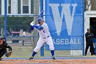 Baseball vs Nichols  Wheaton College Baseball vs Nichols College. - Photo By: KEITH NORDSTROM : Wheaton, baseball